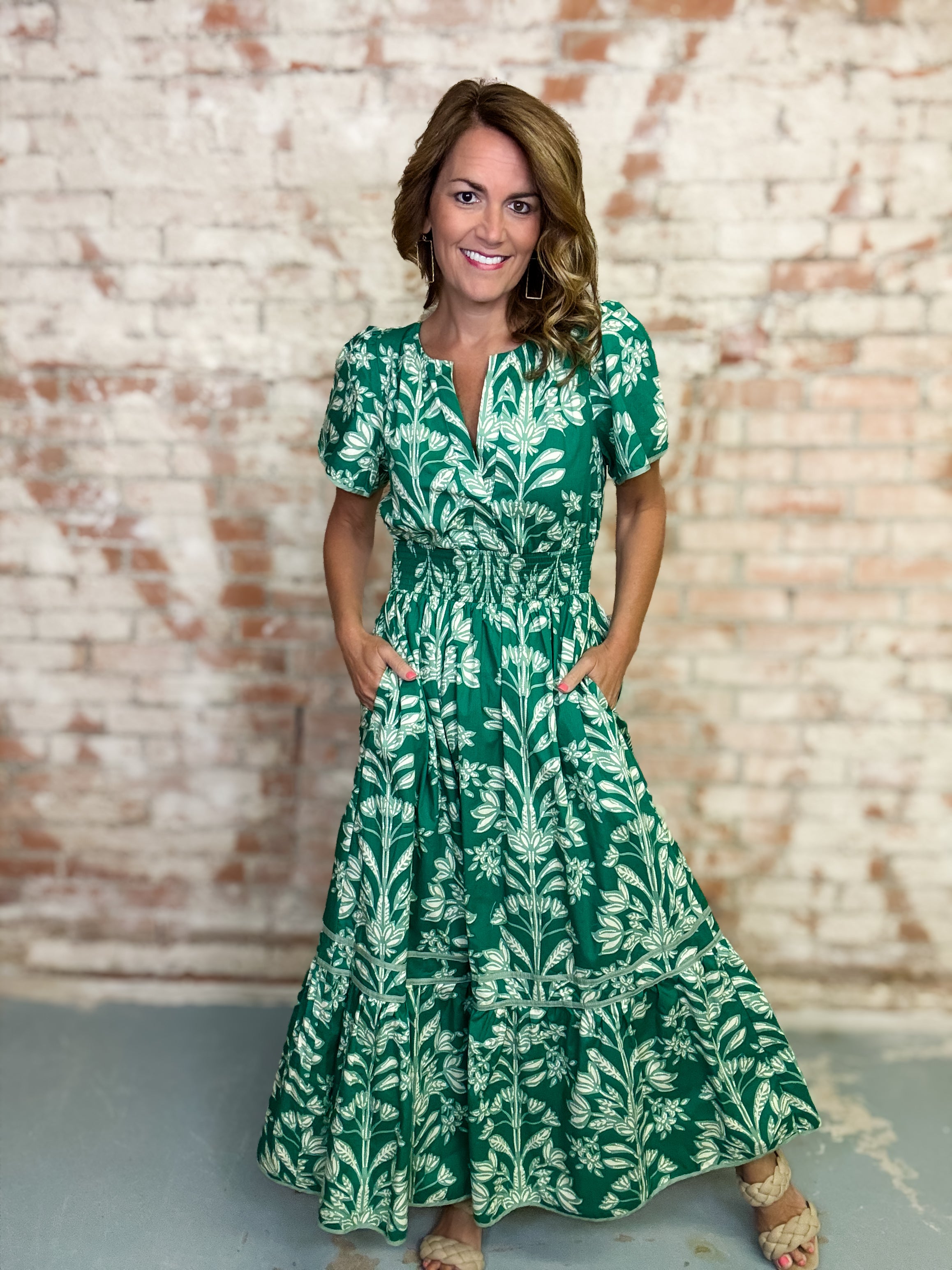 Shantal Smocked Waist Dress