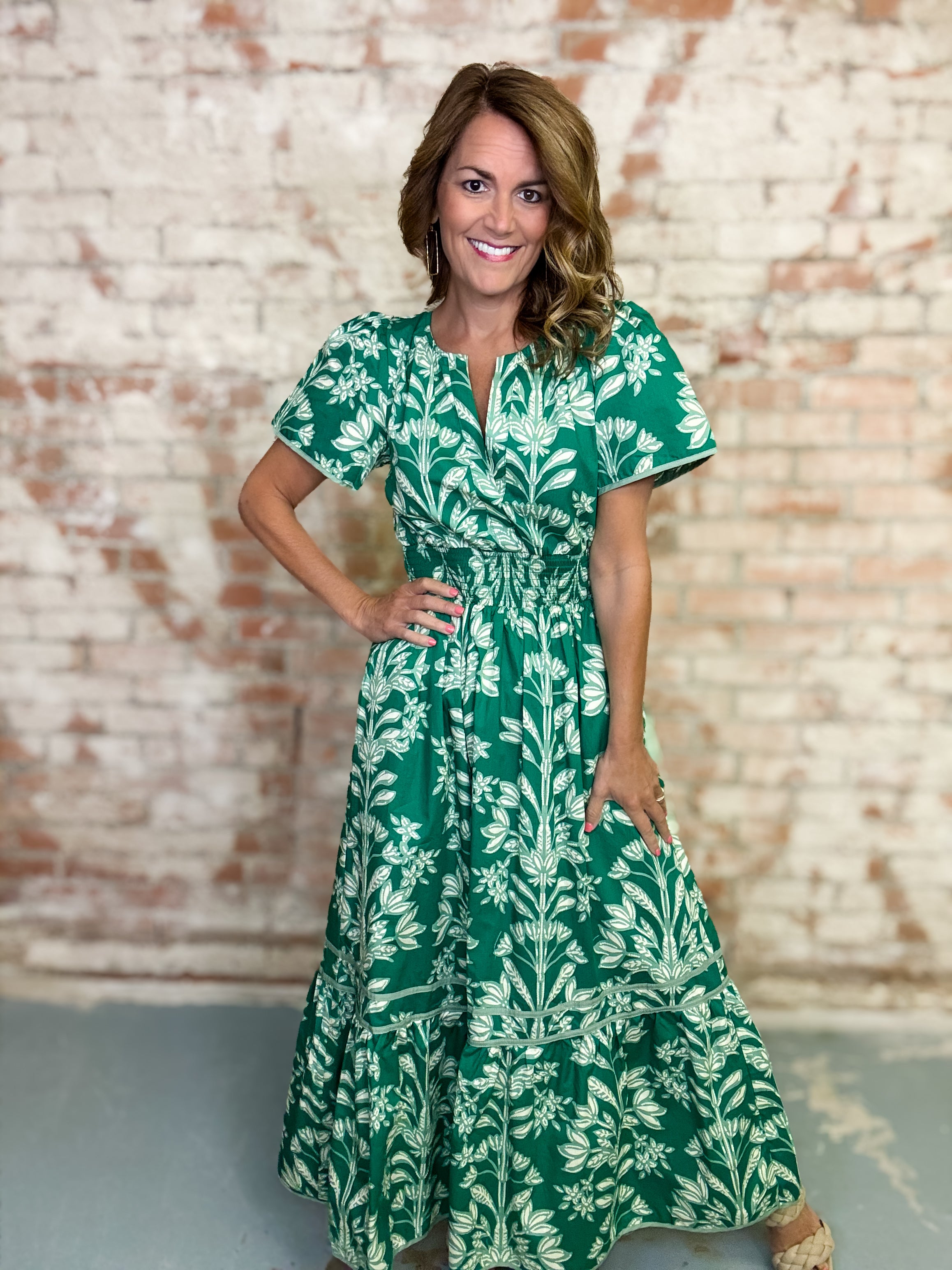 Shantal Smocked Waist Dress