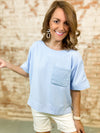 Kimberly Diamond Pocket Top