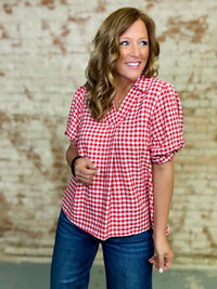 Ester Gingham Top