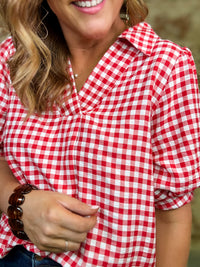 Ester Gingham Top