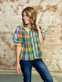 Ivy Jane Arrington Pleated Top