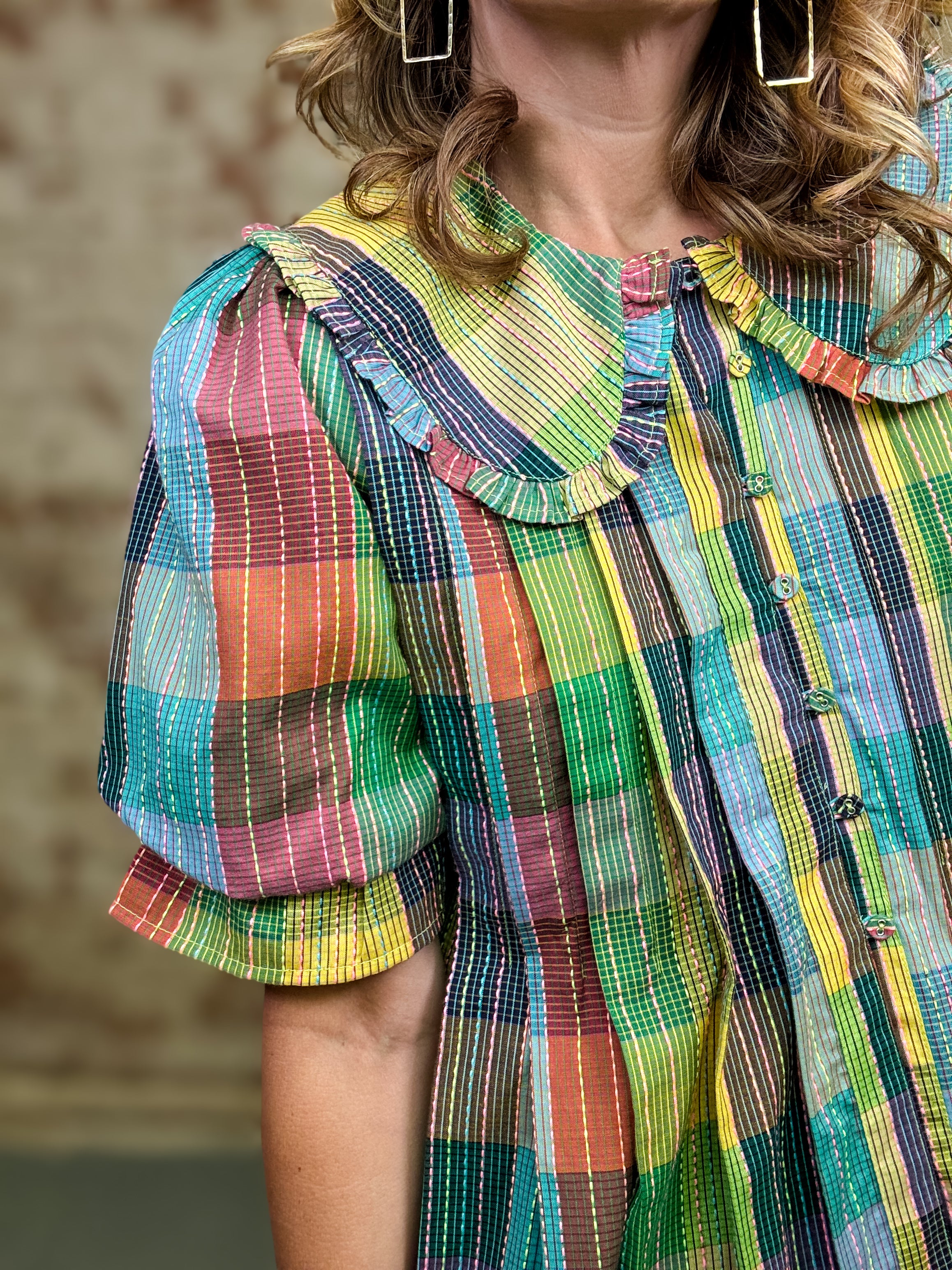 Ivy Jane Arrington Pleated Top