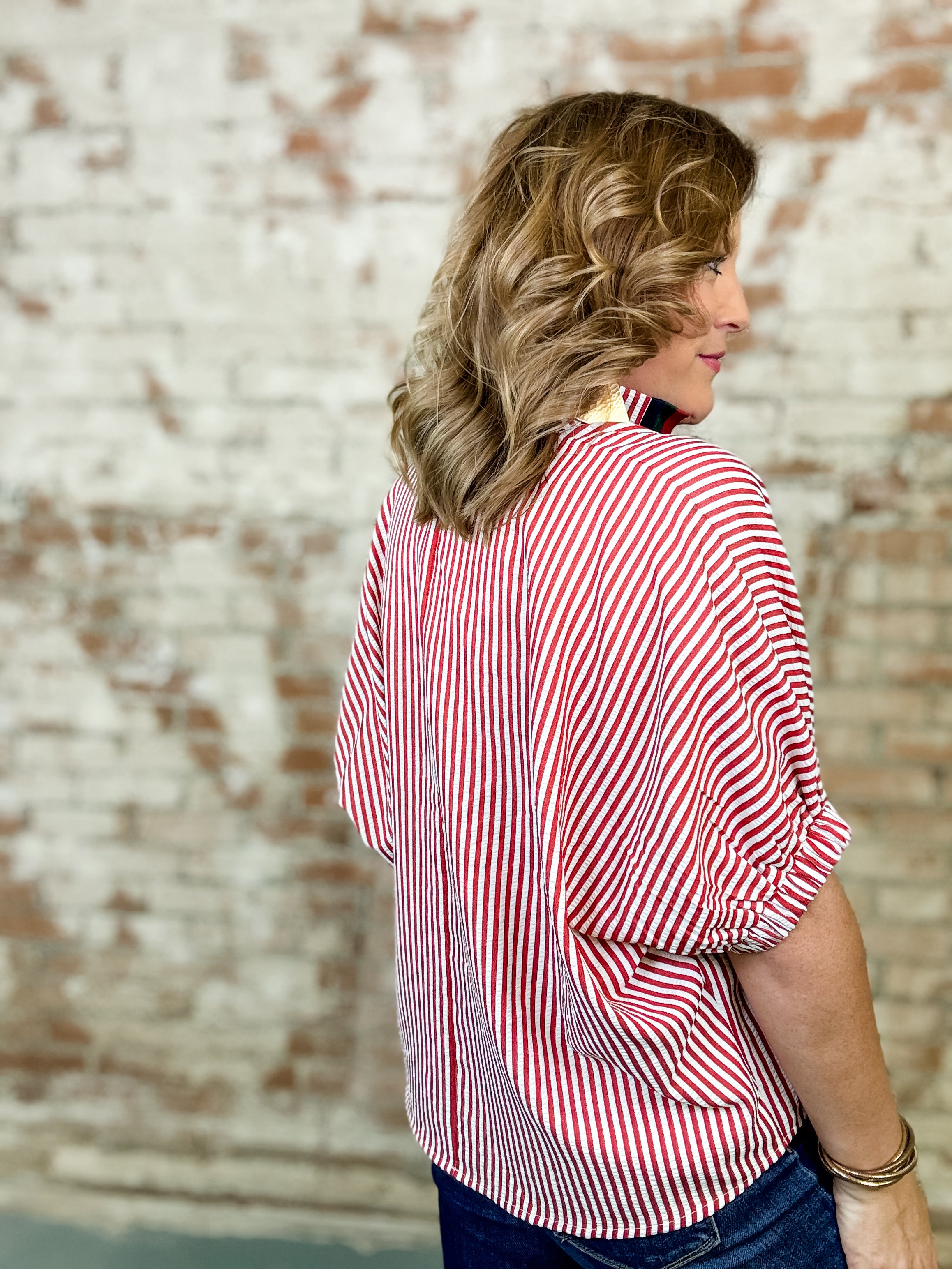 Kathy Stripe Top