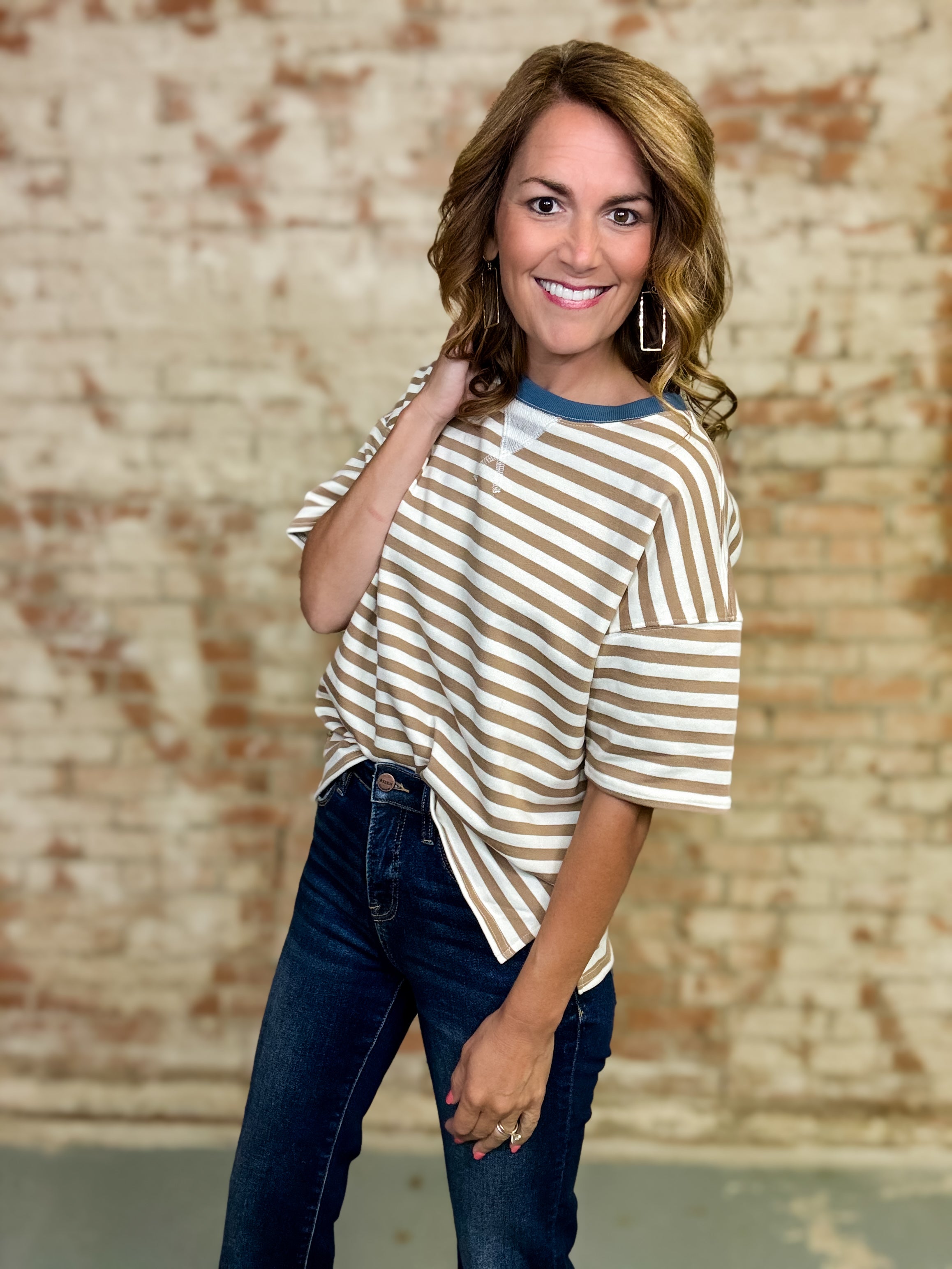 Rody Stripe Casual Top