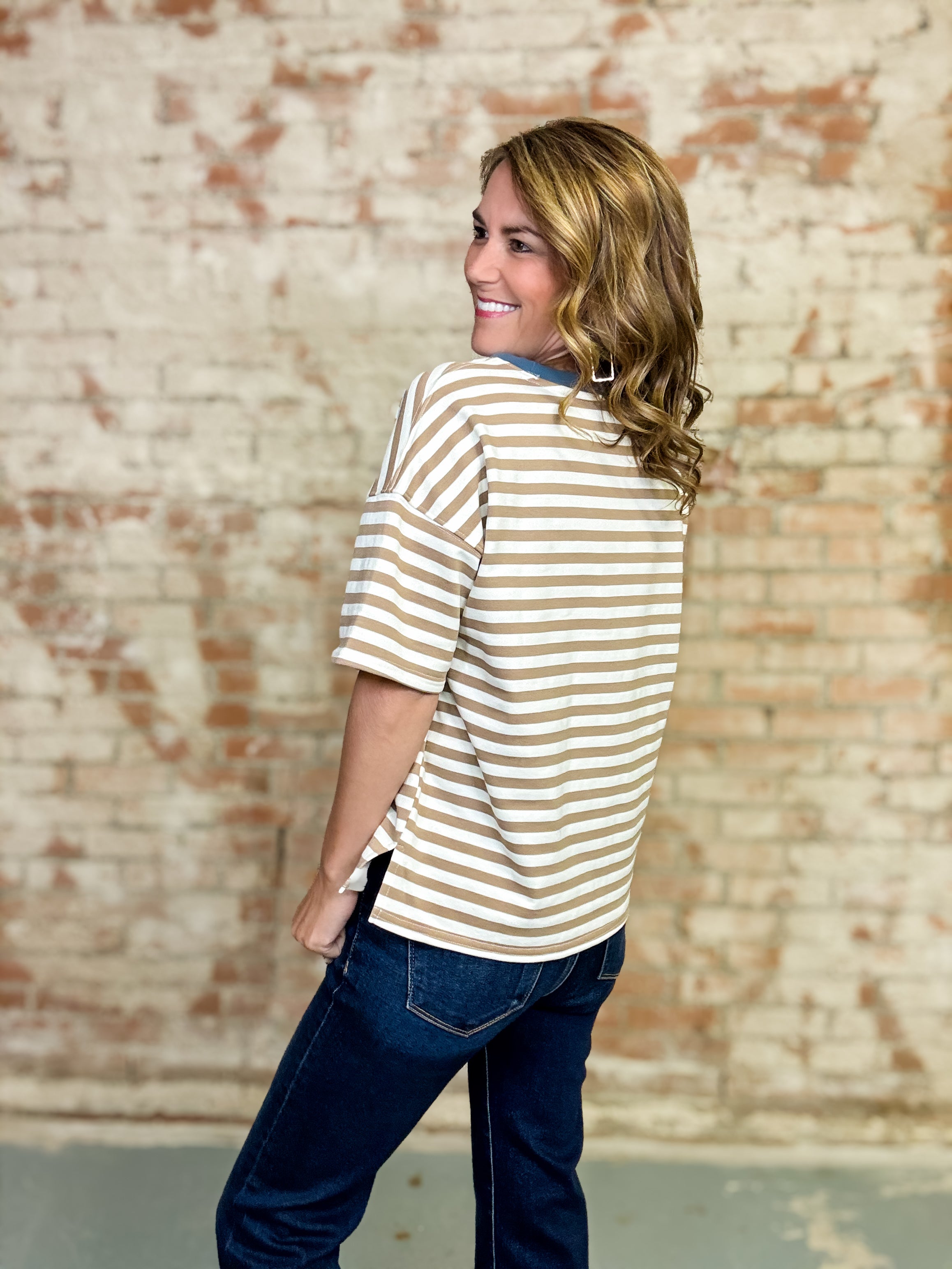 Rody Stripe Casual Top