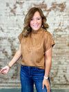 THML Desert Suede Top