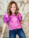 Ivy Jane Trails Of Flowers Embroidered Top