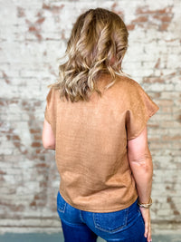 THML Desert Suede Top