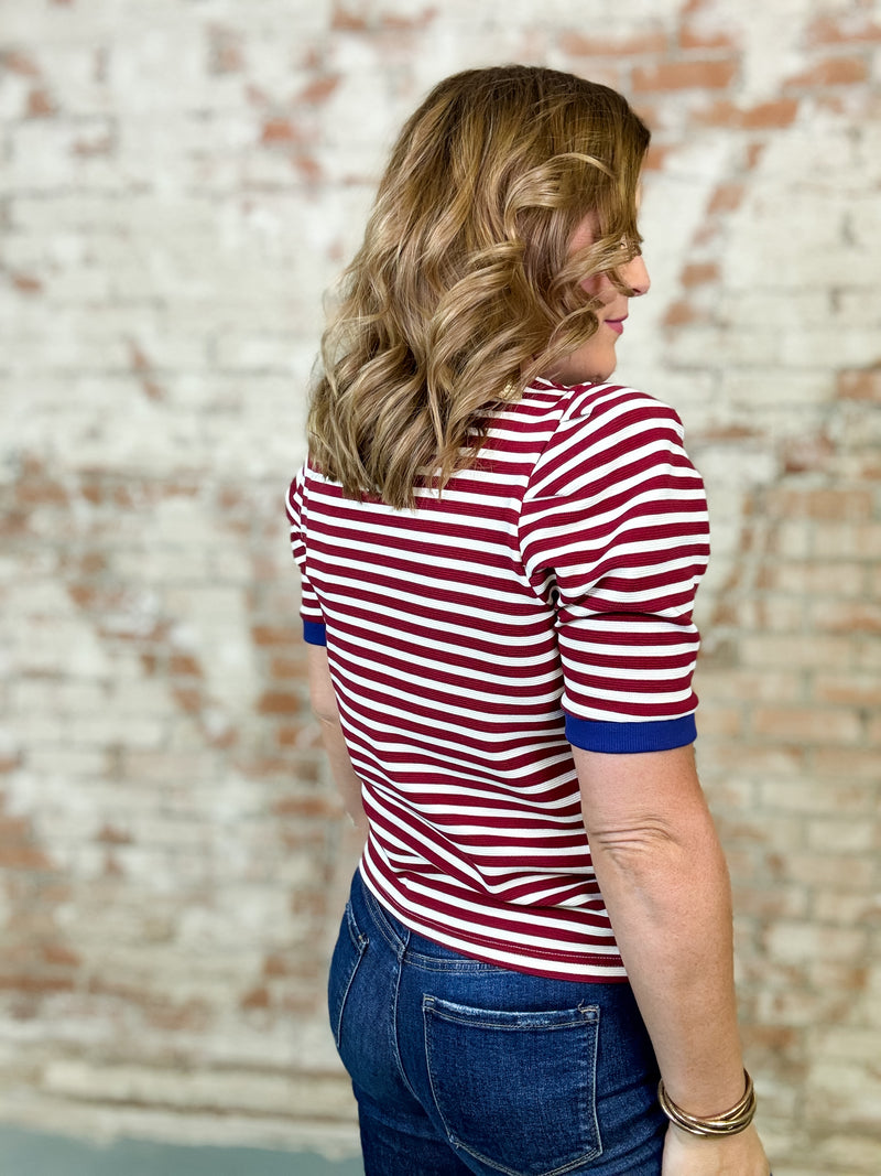 Renee Stripe Top