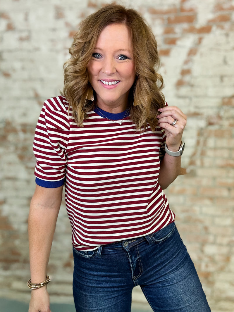 Renee Stripe Top