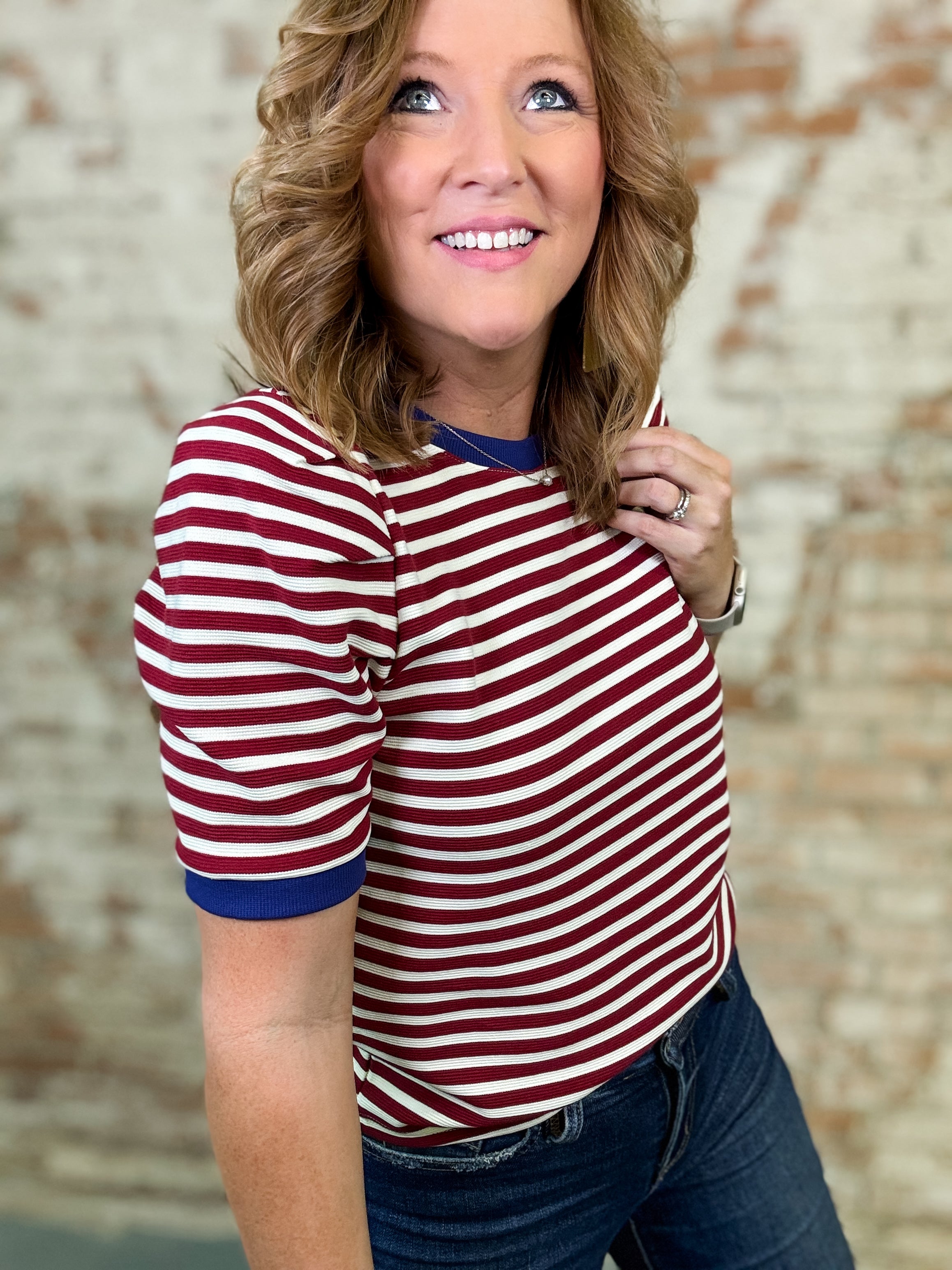 Renee Stripe Top