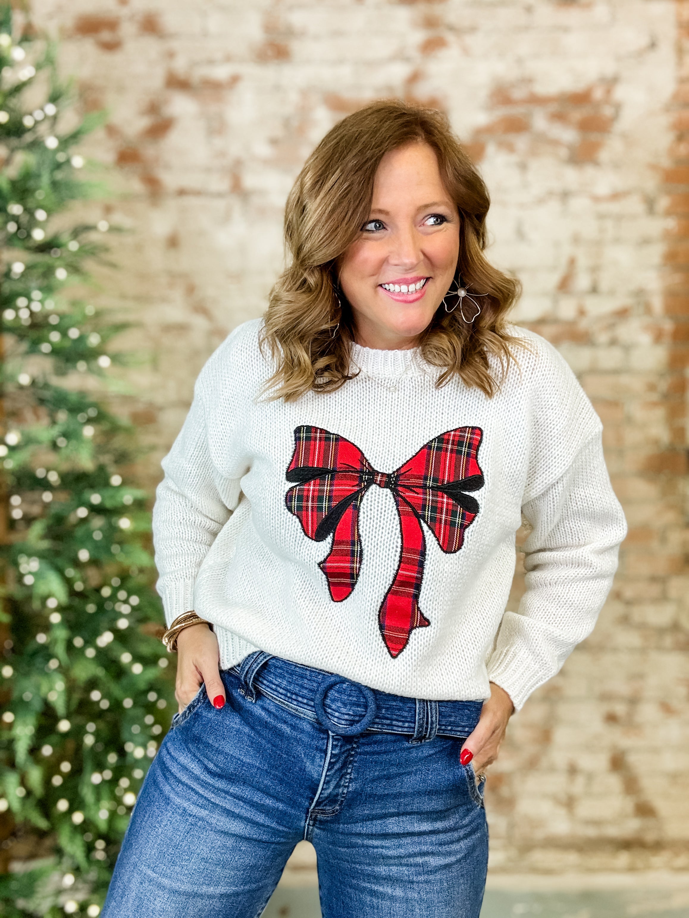 Brighten Bow Sweater