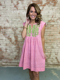 Uncle Frank Kassidy Embroidered Dress