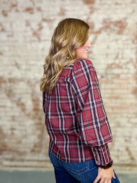 Briley Plaid Top