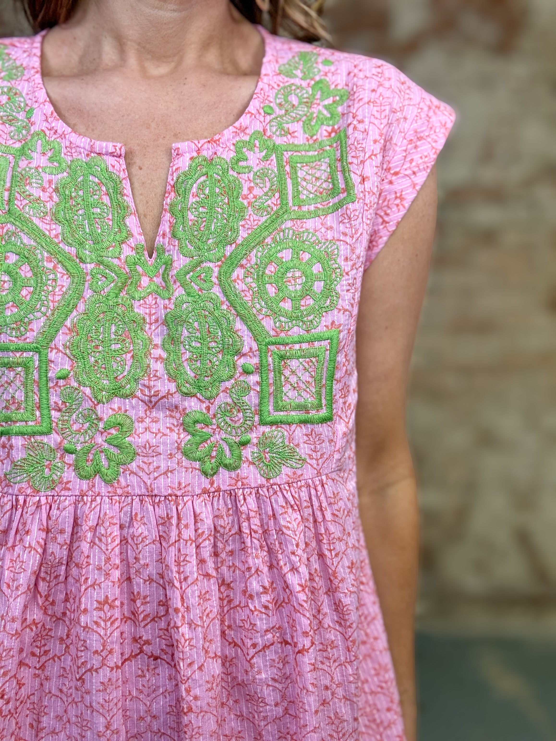 Uncle Frank Kassidy Embroidered Dress
