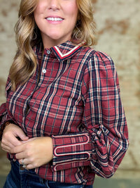 Briley Plaid Top