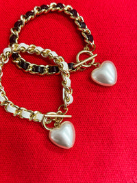 Alexis Pearl + Chain Bracelet