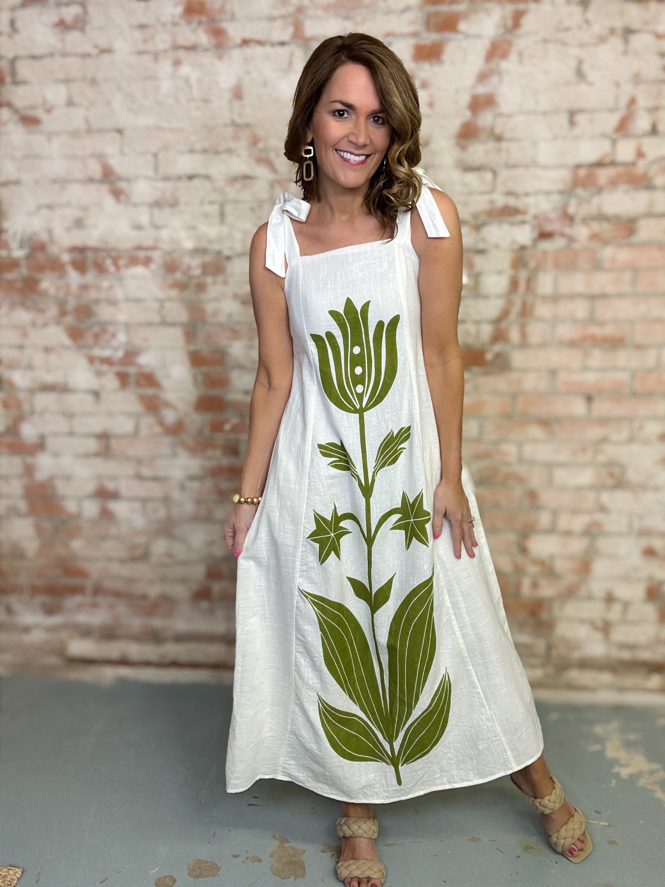 THML Sinclair Tie Strap Dress