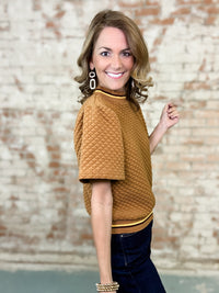 Jay Quilted Knit Top