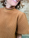 Jay Quilted Knit Top