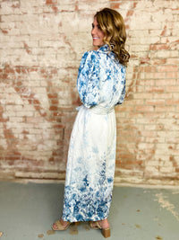 Laurie Botanical Midi Dress