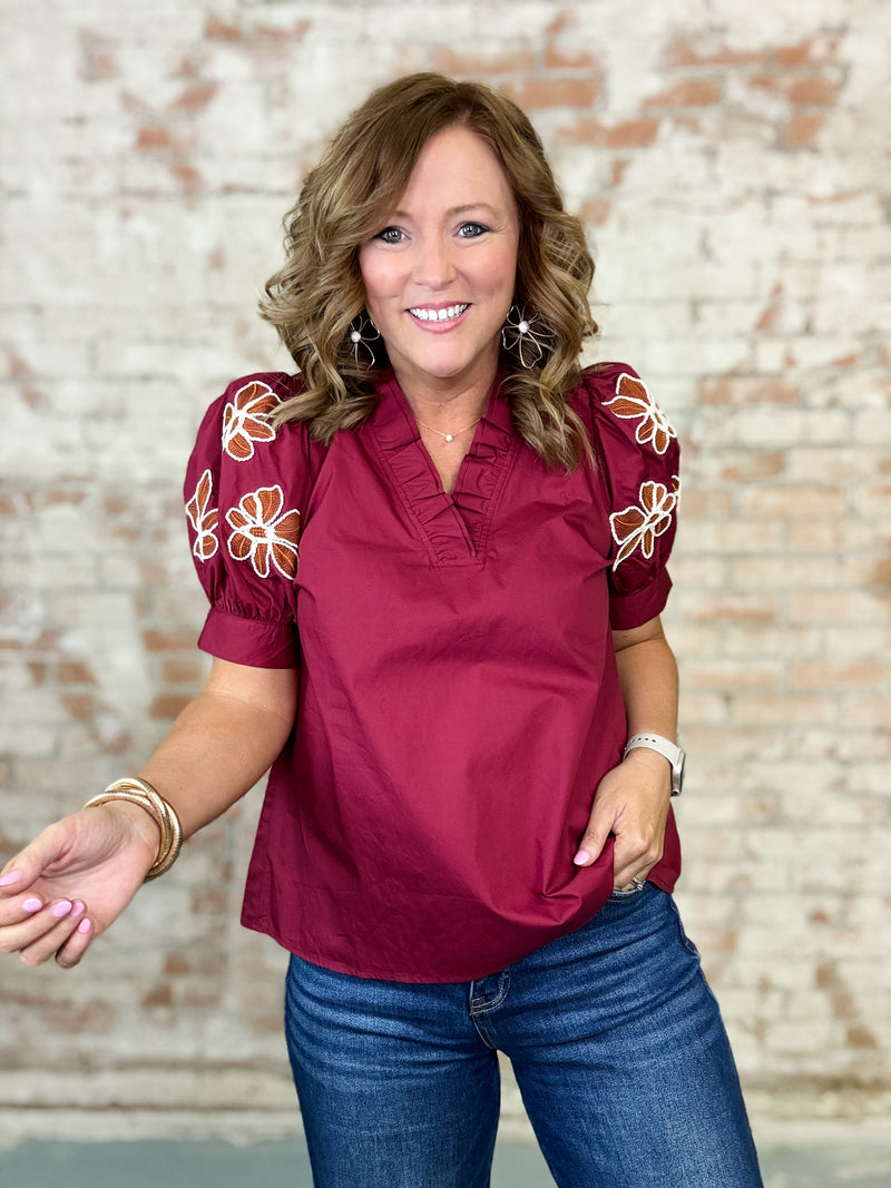 Pennington Embroidered Top