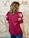 Pennington Embroidered Top