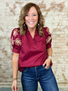 Pennington Embroidered Top