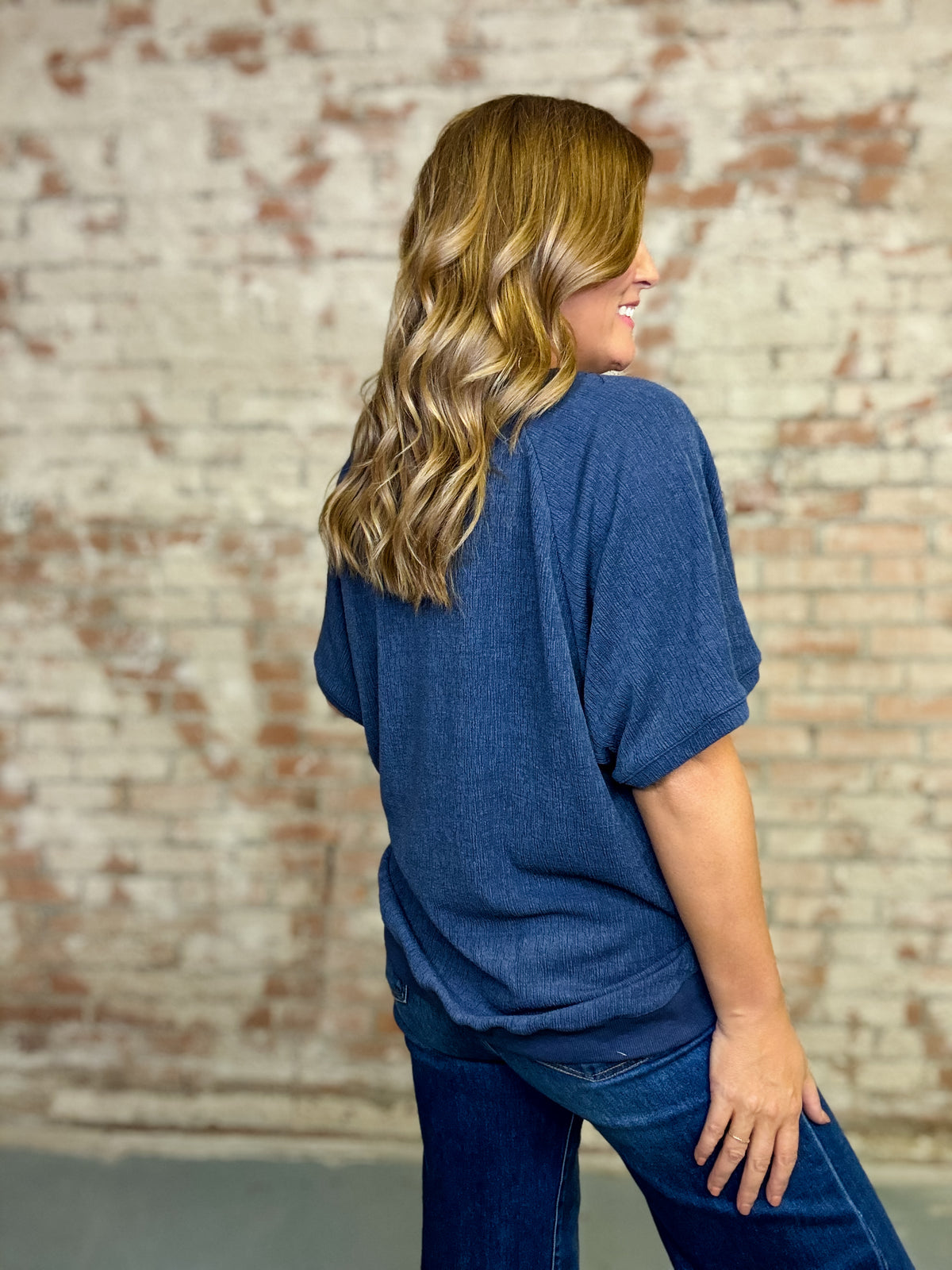 Josee Textured Solid Top