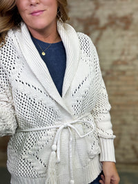 Angelica Waist Tie Cardigan