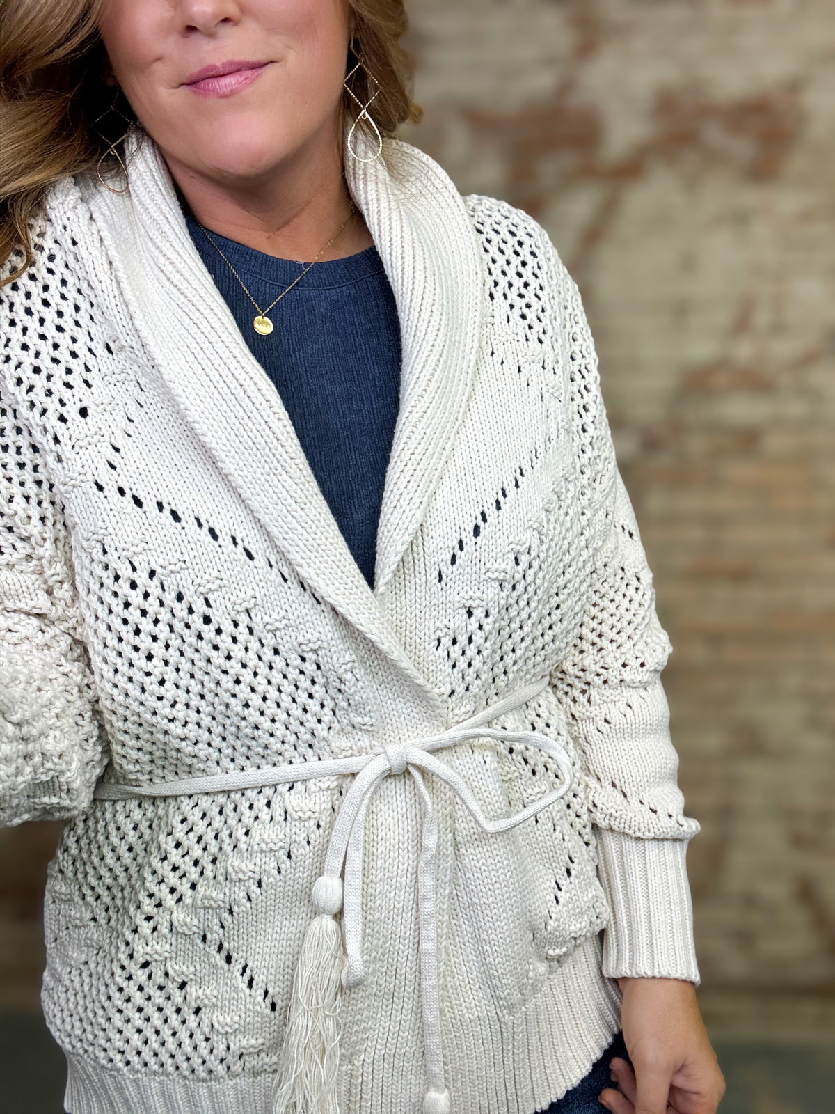 Angelica Waist Tie Cardigan