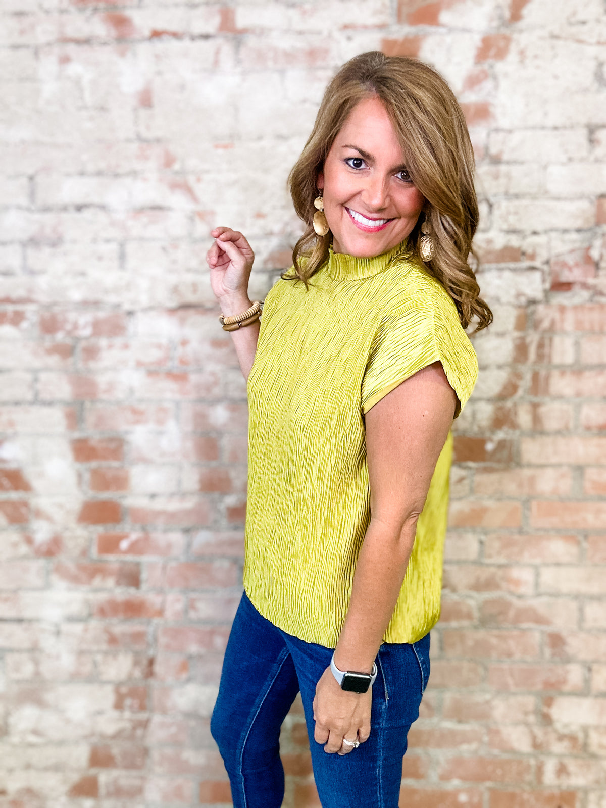 THML Allyn Textured Top