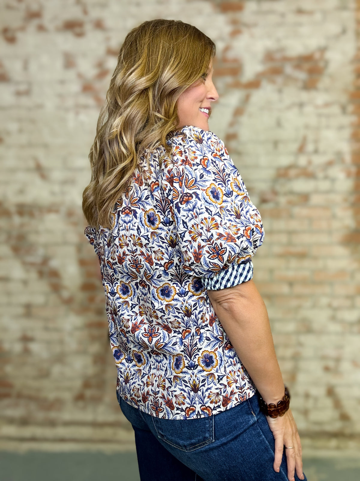 Yareli Floral Top