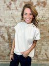 THML Racquel Suede Top