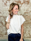 THML Racquel Suede Top