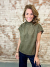 THML Littleton Suede Top