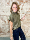 THML Littleton Suede Top