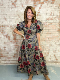 Lassiter Floral Midi Dress