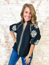 THML Karey Embroidered Top