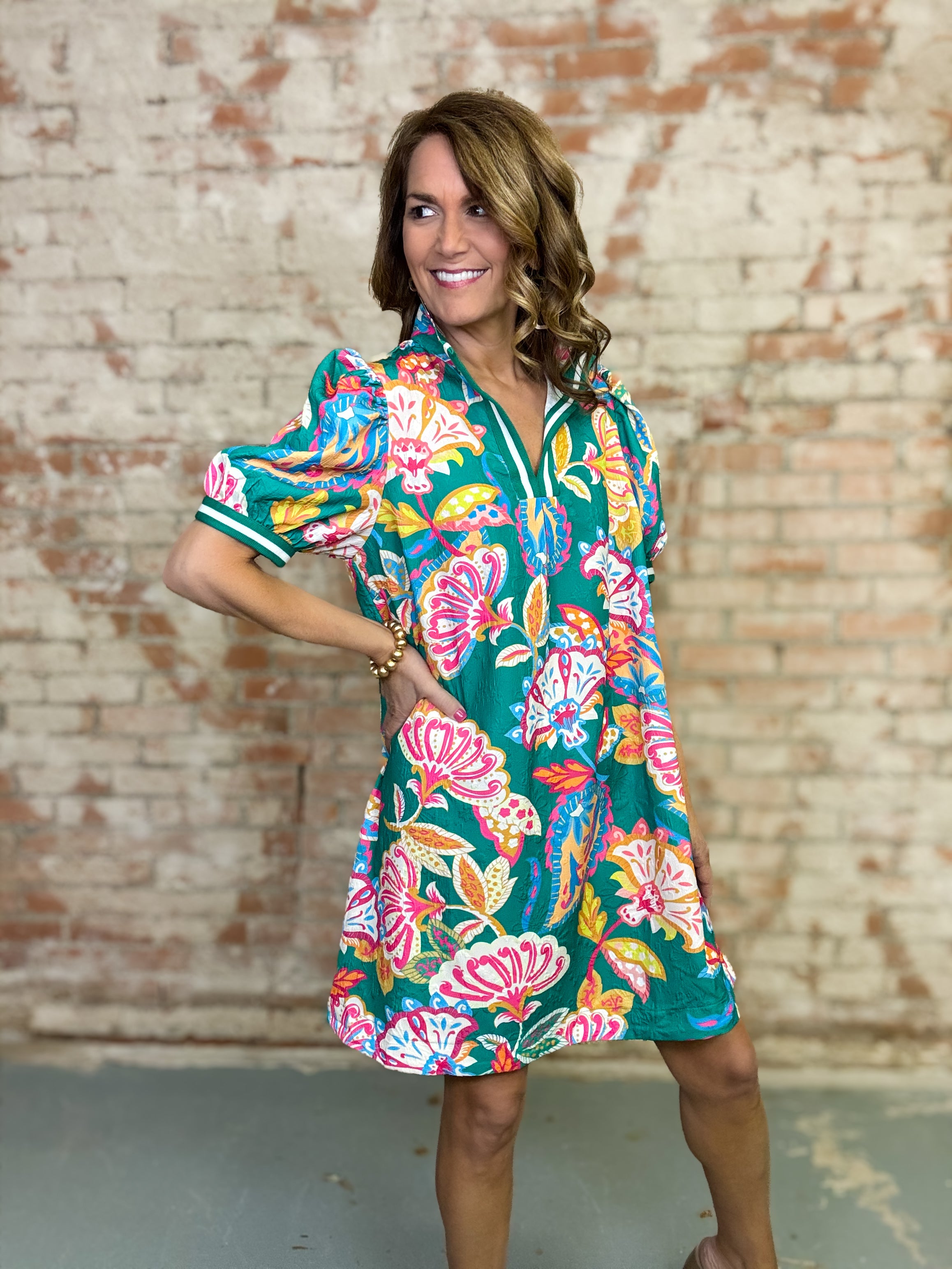 Jackie Jacquard Dress
