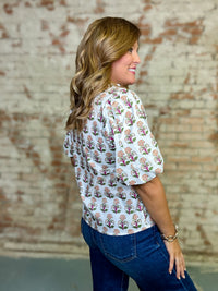 THML Christal Floral Top