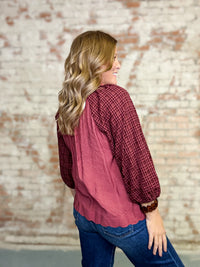 Sandy Solid Textured Top
