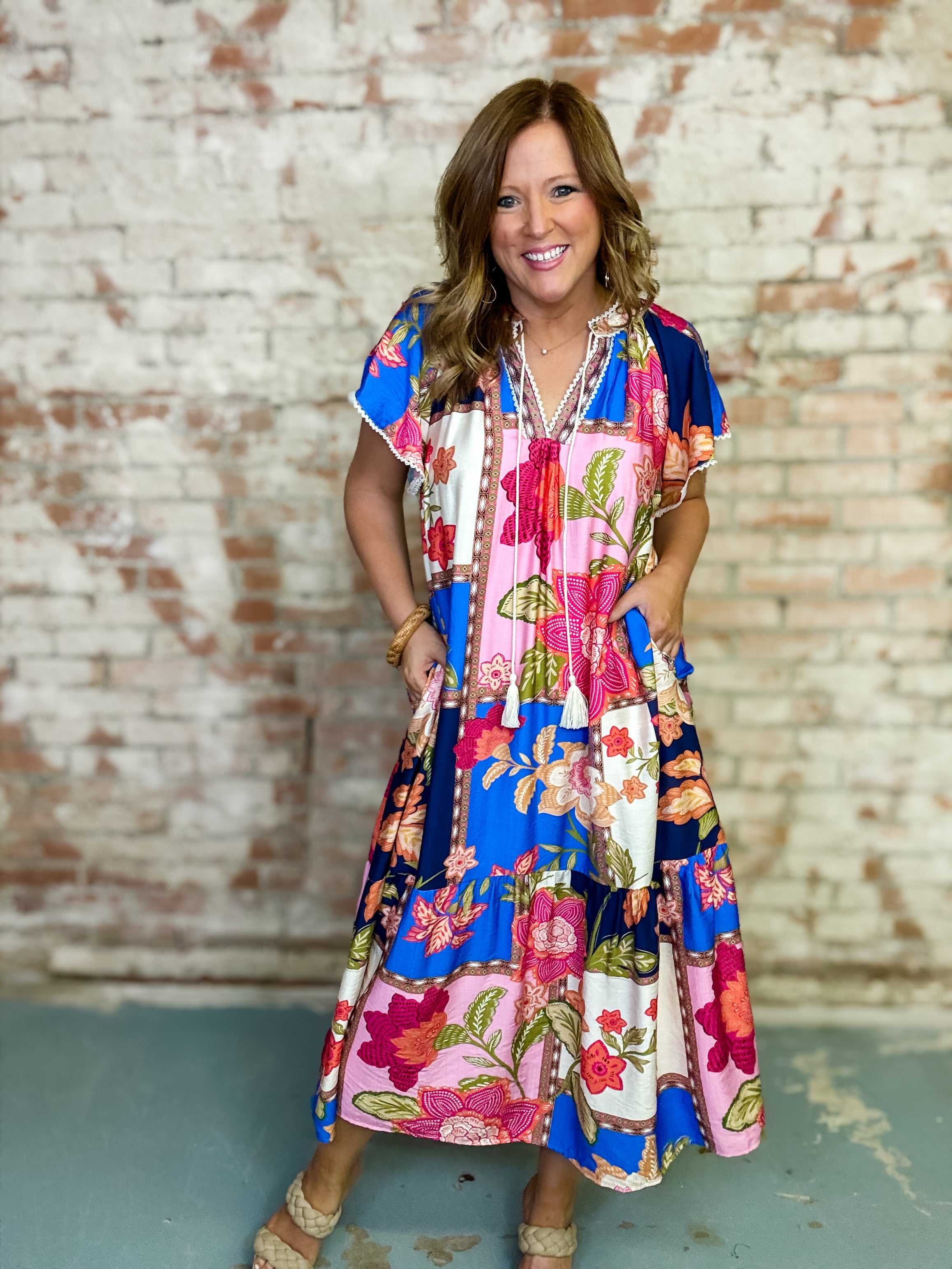 Darwin Patchwork Dress