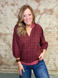 Sandy Solid Textured Top