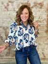 Floral Fall Print Top