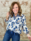 Floral Fall Print Top