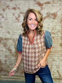 Glenda Textured Top