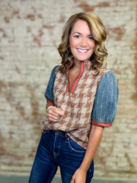Glenda Textured Top