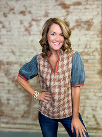Glenda Textured Top